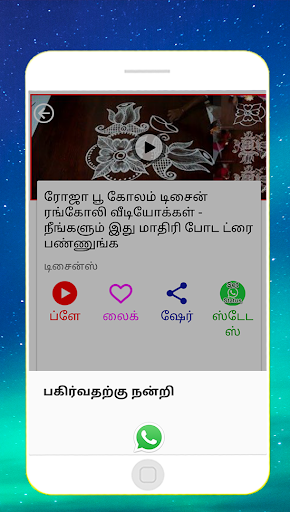 Kolangal and simple rangoli de