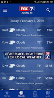 screenshot of FOX 7 Austin: Weather