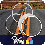 Venn Highways: Circle Jigsaw icon