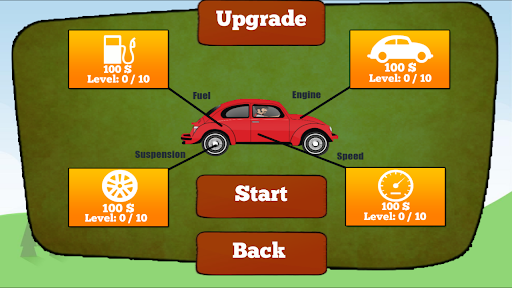Android application Hill Climb Racing 4x4 2021 screenshort