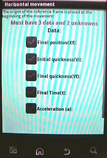 Android application Horizontal movement screenshort