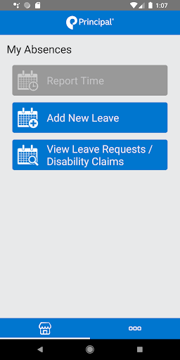 Principal Absence Manager Screen 2