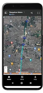 Bangalore Metro Fare Route Map