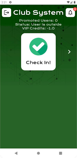 Club System Screen 2