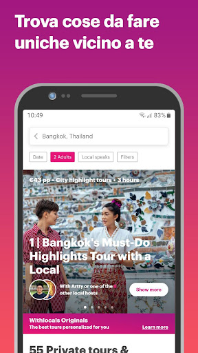 Anteprima dell'app