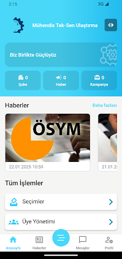 Mühendis Tek-Sen Ulaştırma ekran görüntüsü