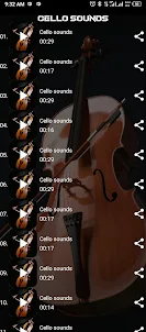 Cello sounds