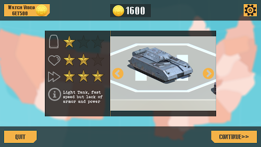 Android application Tank Hero:Desert Fox screenshort