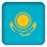 Selfie with Kazakhstan flag icon
