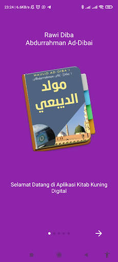 Android application Rawi Maulid Diba screenshort