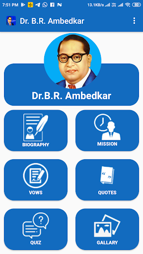 Android application Dr B.R. Ambedkar screenshort