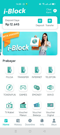 Android application IBLOCK screenshort