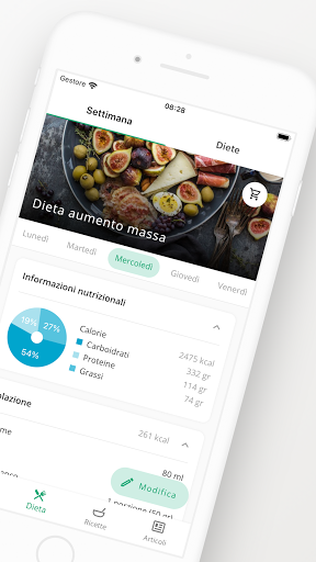 BFitUp - La tua dieta gratuita Screenshot 2 - AppWisp.com
