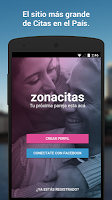 screenshot of Zonacitas: amor y encuentros.