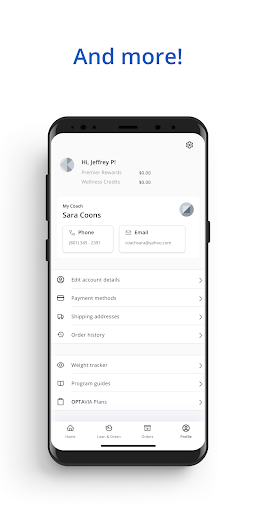 Screenshot of OPTAVIA