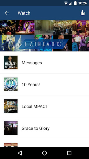 Android application First Baptist Spartanburg App screenshort