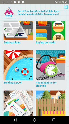 Android application M-Easy Mathematics is Easy screenshort