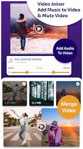 Video Joiner, Add Music to Vid 1.3 APK + Mod (Free purchase) for Android