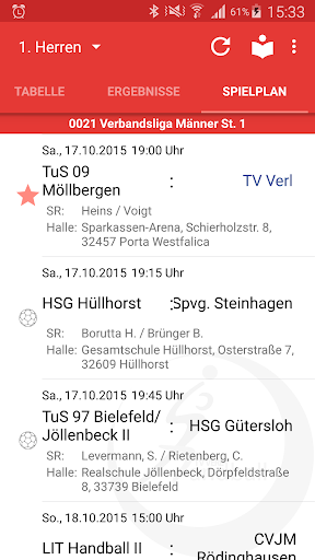 TV Verl Handball Screen 2