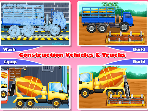 Construction Vehicles & Trucks - Games for Kids  Screenshots 11