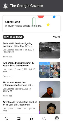 Android application The Georgia Gazette screenshort