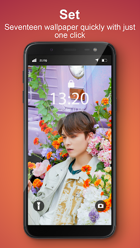 Android application Kpop Idol: Seventeen Wallpaper screenshort