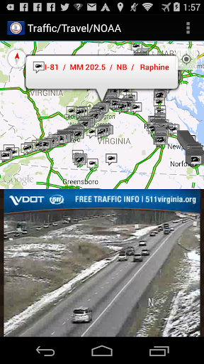 Virginia Traffic Cameras Screen 3