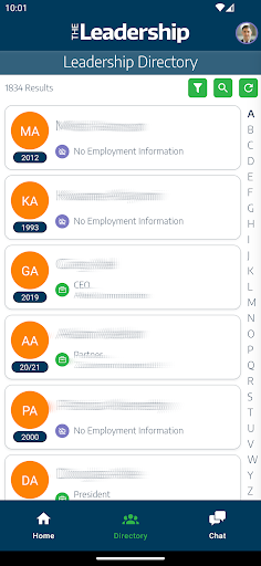 The Leadership App Screen 3