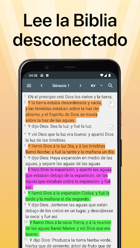 Android application La Biblia Reina Valera 1960 screenshort