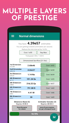 Antimatter Dimensions  screenshots 2