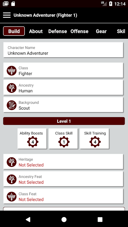 Pathbuilder 2e - 222 - (Android)