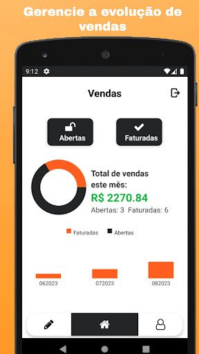 Android application Gerencie: Vendas e Clientes screenshort