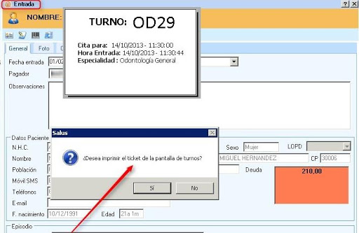 Turnos y Pantallas Salus Screen 2