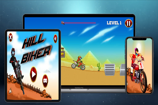 Android application Hill Biker screenshort