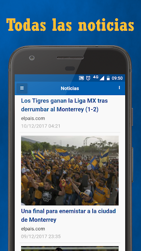 Android application Tigres Club Noticias screenshort