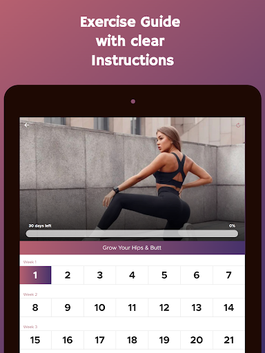 Screenshot of 30 Day Butt Lift Challenge