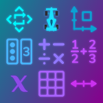 Cover Image of Unduh Studyo Math: pecahan, persamaan, geometri & kode  APK