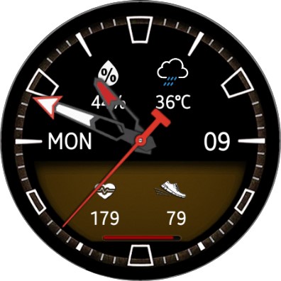N-SPORT521 Classic Watch Face screenshot 8
