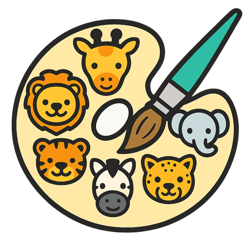 Safari Kids Coloring