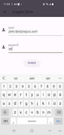 WatchGlucose for Wear OS Screen 2