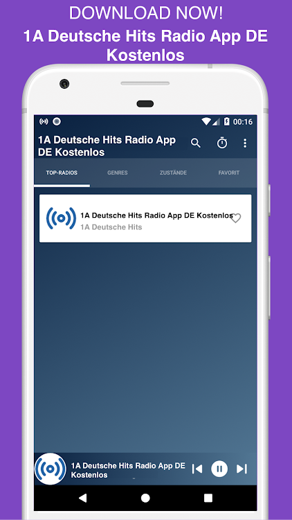 1A Deutsche Hits Radio App DE - 4.8 - (Android)