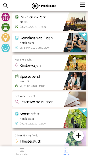 Android application netzkloster screenshort