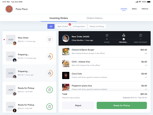 spaceOS Merchant Screen 2