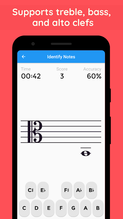 #8. Music Tutor (Sight Reading) (Android) By: JSplash Apps