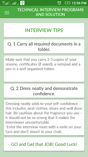 Android application Interview Programs & Solution screenshort