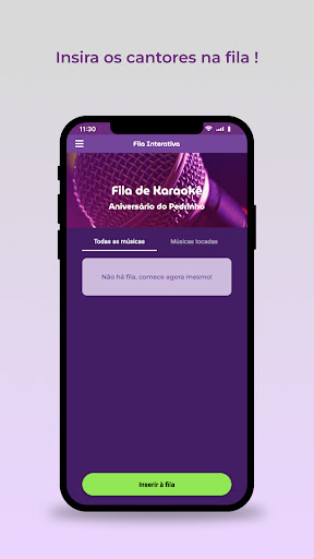 Fila de Karaokê Screen 3