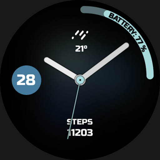 Nighty Analog 07 - watch face logo