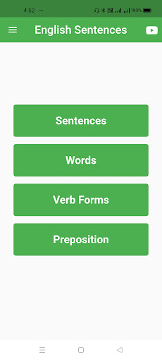Android application Urdu To English Sentence screenshort