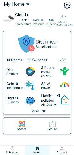 BriteHome Screen 3