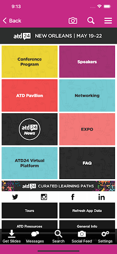 ATD Conferences Screen 3